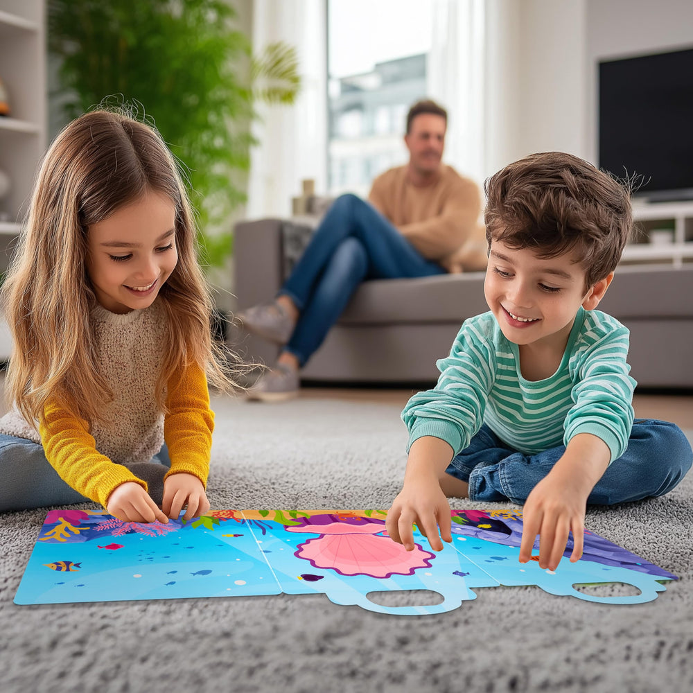 JOYIN Kids playing imaginations with mermaid stickers fosters coordination and creativity