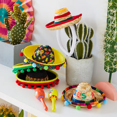 JOYIN Mexican theme decor headbands suitable for parties and parades
