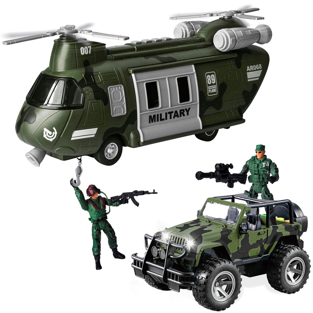 JOYIN army toy set with accessories supports versatile scenarios
