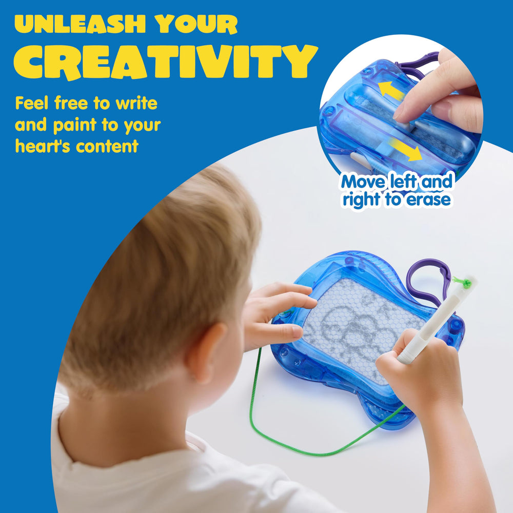 JOYIN mini magnetic drawing board in purple ideal for classroom activities.