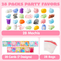 JOYIN mochi squishy toy in bright colors for fun fidget play