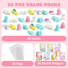 JOYIN mochi squishy toys in 14 designs for tactile play and gifts
