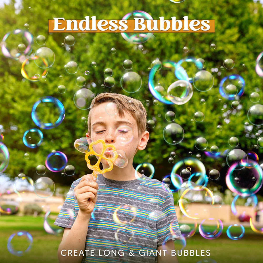 JOYIN non-toxic wands ensure safe, joyful bubble blowing for kids.