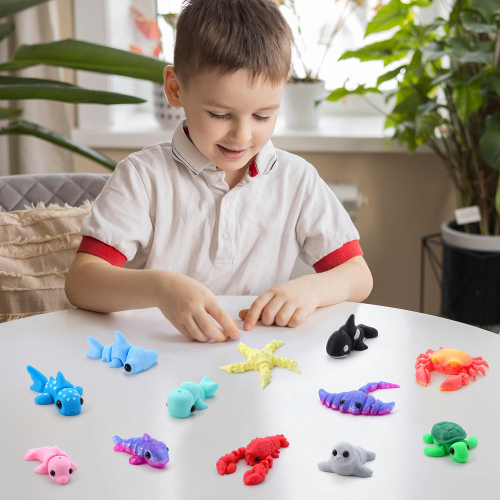 JOYIN ocean crab: detailed flexible buddy for party favors and learning tangibles