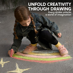 JOYIN chalk set great for outdoor art sessions and sidewalk murals