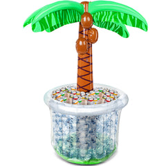 JOYIN palm tree cooler stands 60 inches tall for poolside drinks.