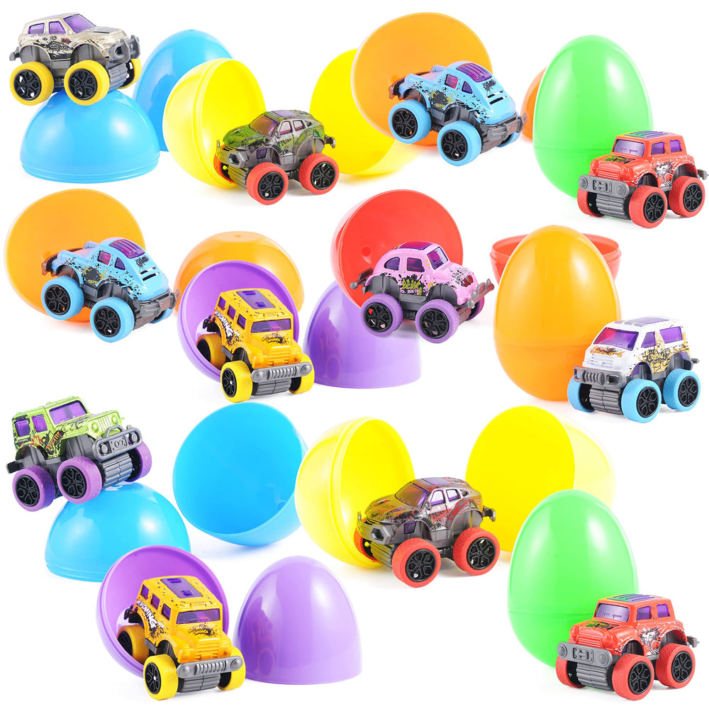 JOYIN durable pull-back cars invite imaginative play