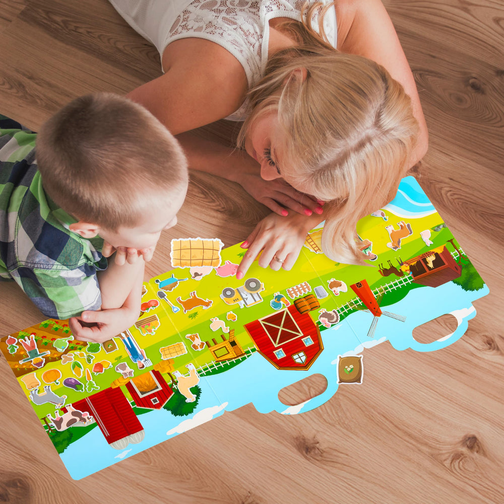 JOYIN Peel-and-stick design offers mess-free, screen-free fun on the go.