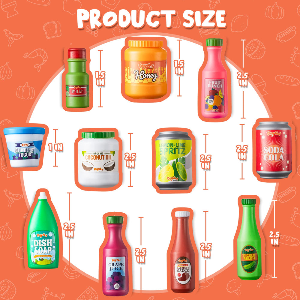 JOYIN play food can with a water bottle focus for hydration-themed pretend scenes.