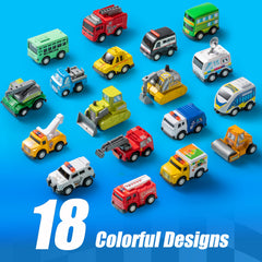 JOYIN police car pull-back toy, safe design for storytelling and pretend missions