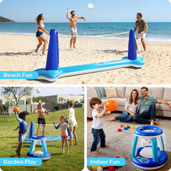 JOYIN pool float set offers versatile summer entertainment for all ages.