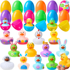 JOYIN prefilled Easter eggs with rubber ducks ready for an exciting egg hunt