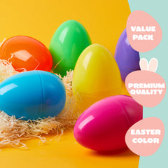 JOYIN premium plastic construction for durable, reusable Easter eggs