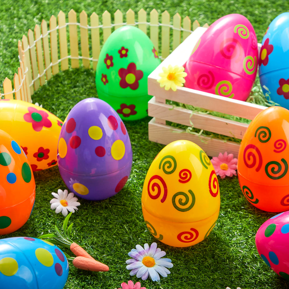 JOYIN jumbo multi-color Easter eggs set for colorful display.