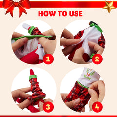 JOYIN Santa-themed doll clothing kit ideal for gifts and displays.