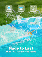 JOYIN splash pool at end offers a soft landing zone