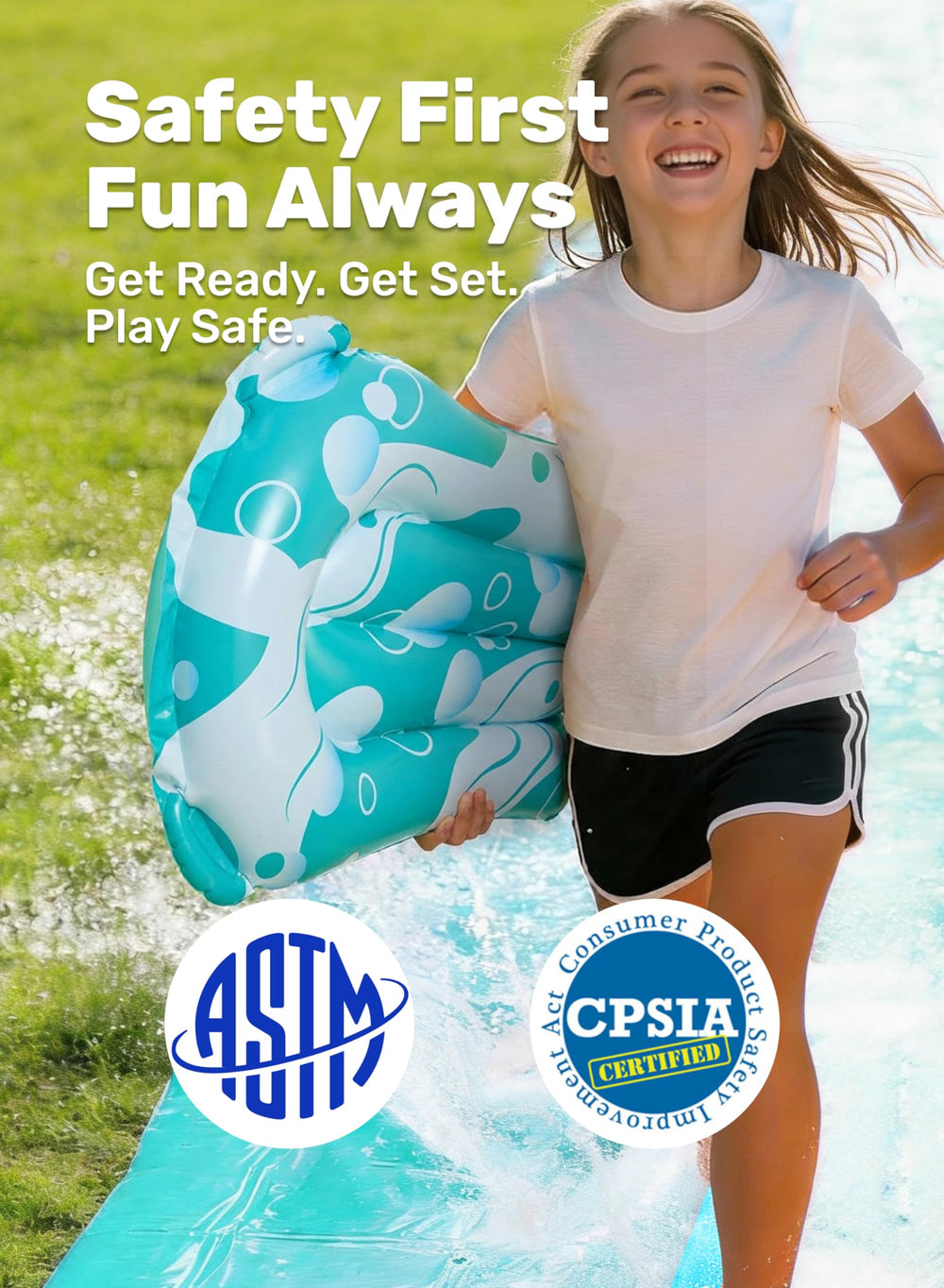 JOYIN ultra-slippery lane with splash protection for smoother, safer sliding