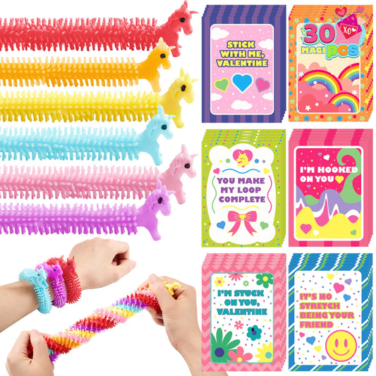 JOYIN stretchy strings in multiple colors for playful stress relief and fidget fun.