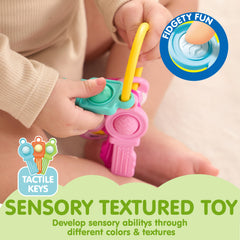 JOYIN travel toy with light-up keys to entertain car rides.