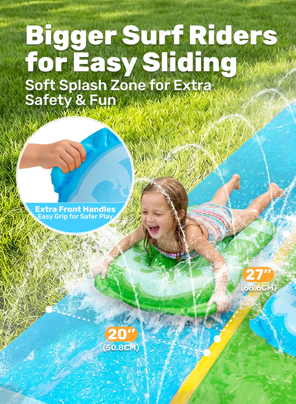 JOYIN durable rip-resistant material for long-lasting backyard fun.
