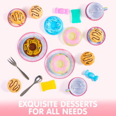 JOYIN unicorn cake stand displaying colorful pretend desserts