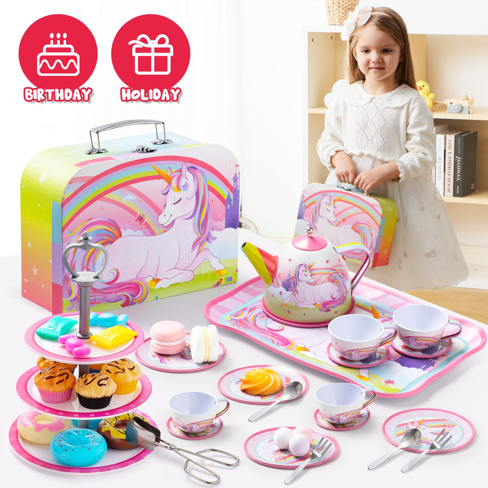 JOYIN unicorn carrying case keeps the set organized and portable