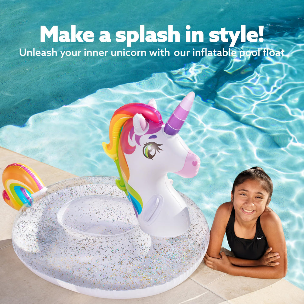 JOYIN Premium vinyl material delivers thicker, durable construction for summer use.
