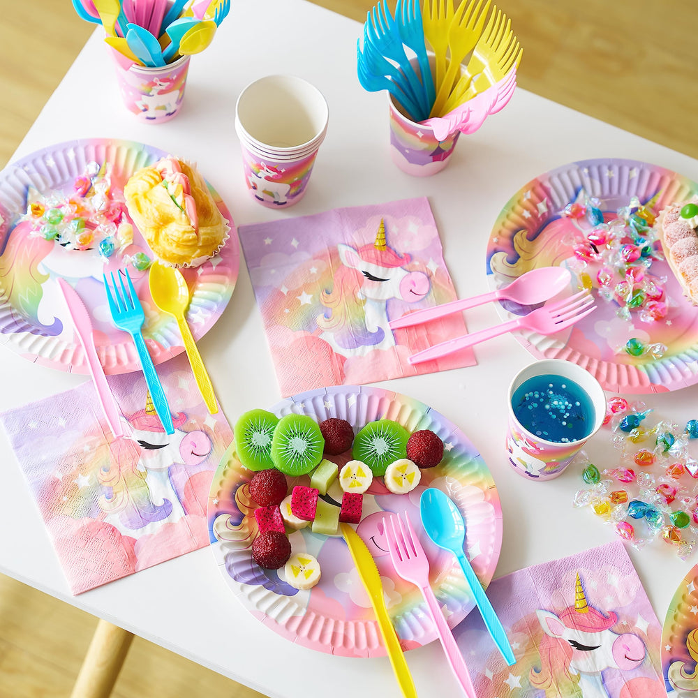 JOYIN unicorn knives ideal for kids' birthday snacks