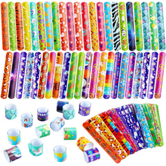 JOYIN Valentine slap bracelets with animals for kids, durable and easy to wear.
