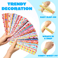 JOYIN slap bracelets with smooth edges for safer, comfortable wear.