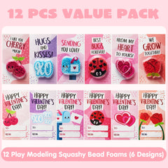 JOYIN card set with six designs includes Cherryish card for festive valentine messages.