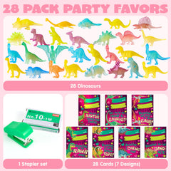 JOYIN glow dinosaurs close up showing safe kid friendly design.