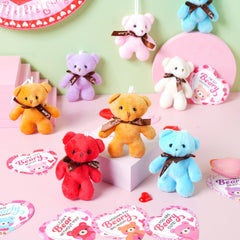 JOYIN valentines mini plush for classroom exchanges with heart cards.