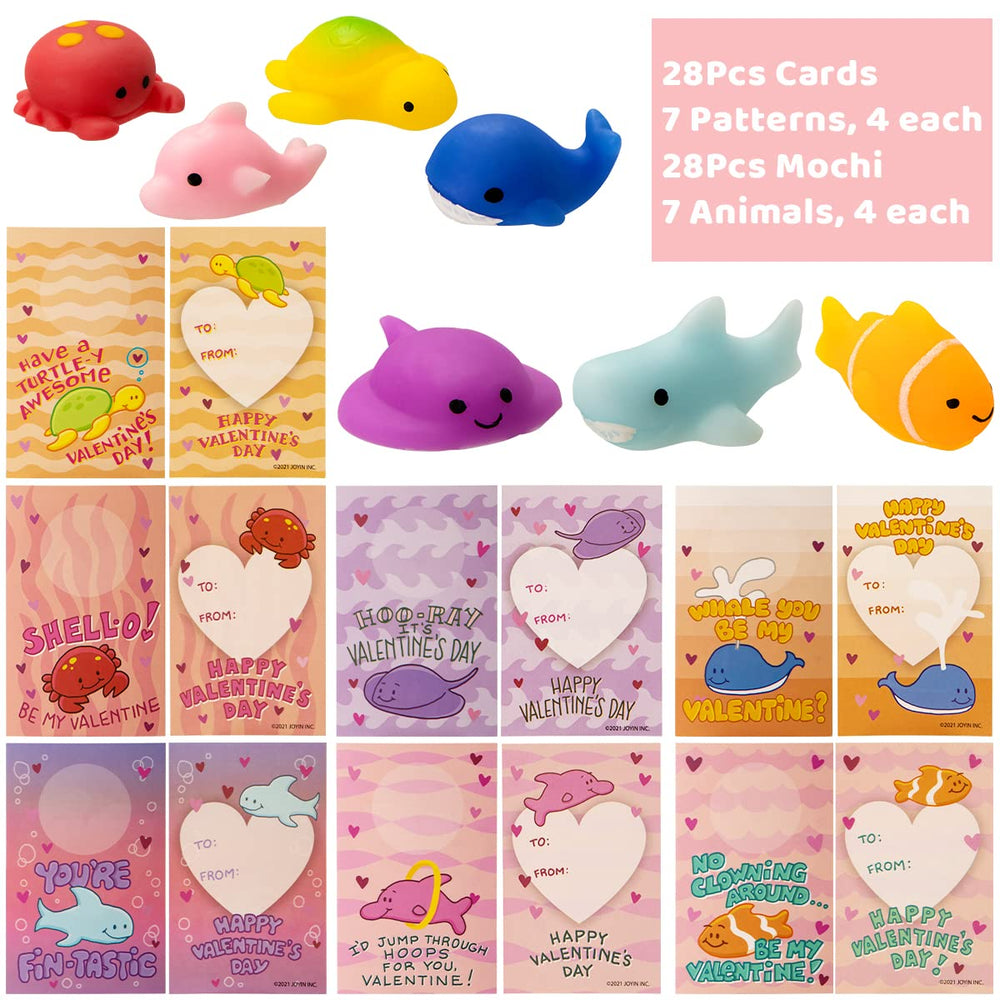 JOYIN orange clownfish card paired with soft squishy mochi for stress relief