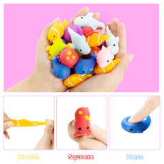 JOYIN yellow tortoise card with squeezable mochi for Valentine exchanges