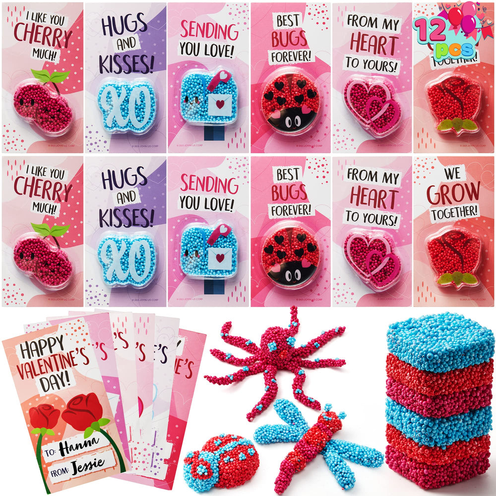 JOYIN valentines kit desk setup illustrating easy classroom activity planning.