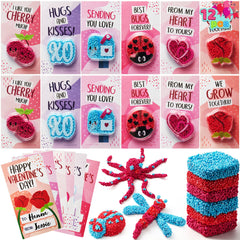 JOYIN valentines kit desk setup illustrating easy classroom activity planning.