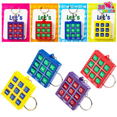 JOYIN Valentine tictac-toe card design A with playful artwork for classroom exchanges.