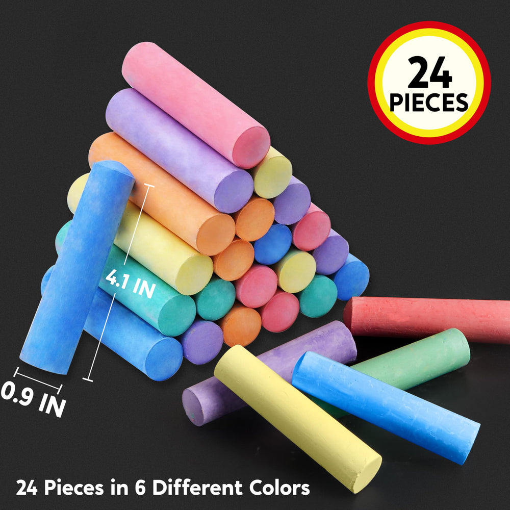 JOYIN jumbo chalks in a classroom setting for outdoor art.