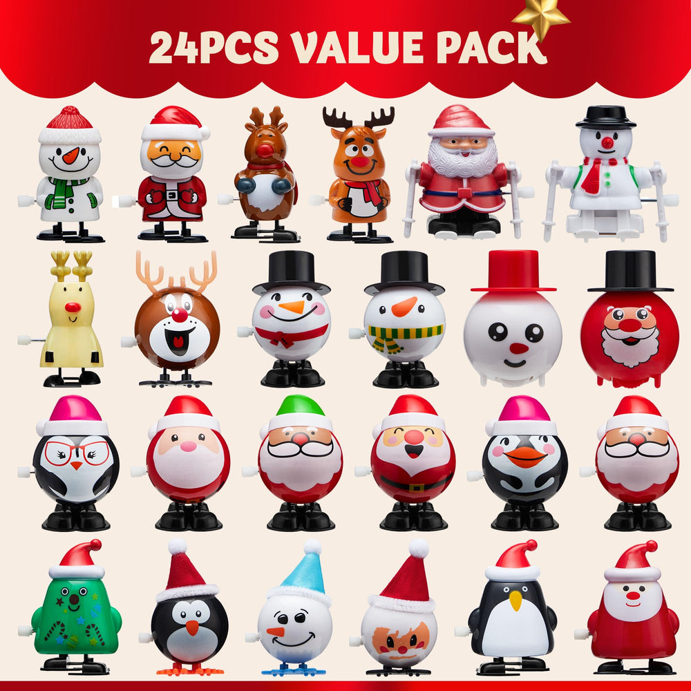 JOYIN wind-up toy assortment adds playful stocking stuffer fun.