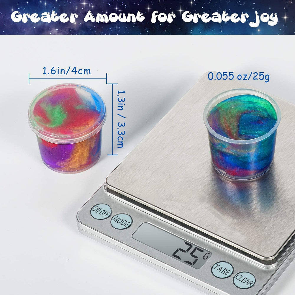 Joyjoz stress-relief slime in hand, demonstrating squeezable, calming play possibilities.