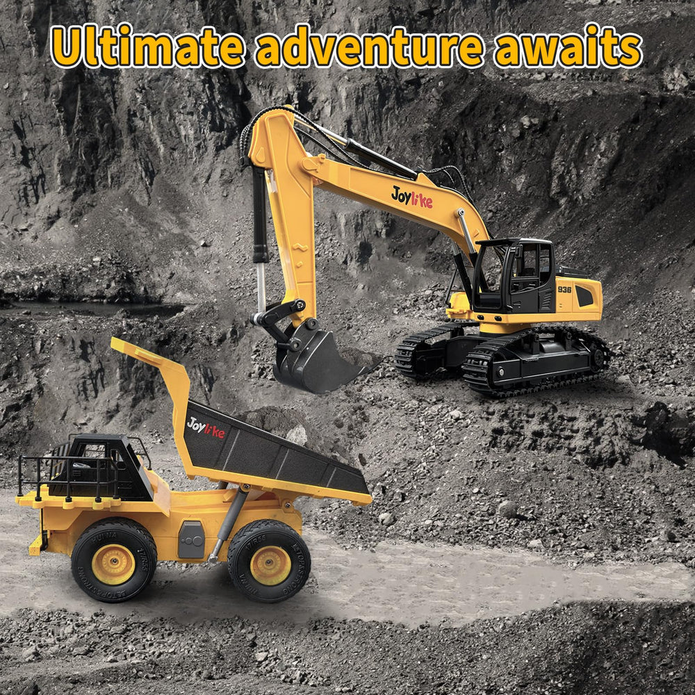 Joylike rubber tires and tracks ensure smooth traction on various surfaces.