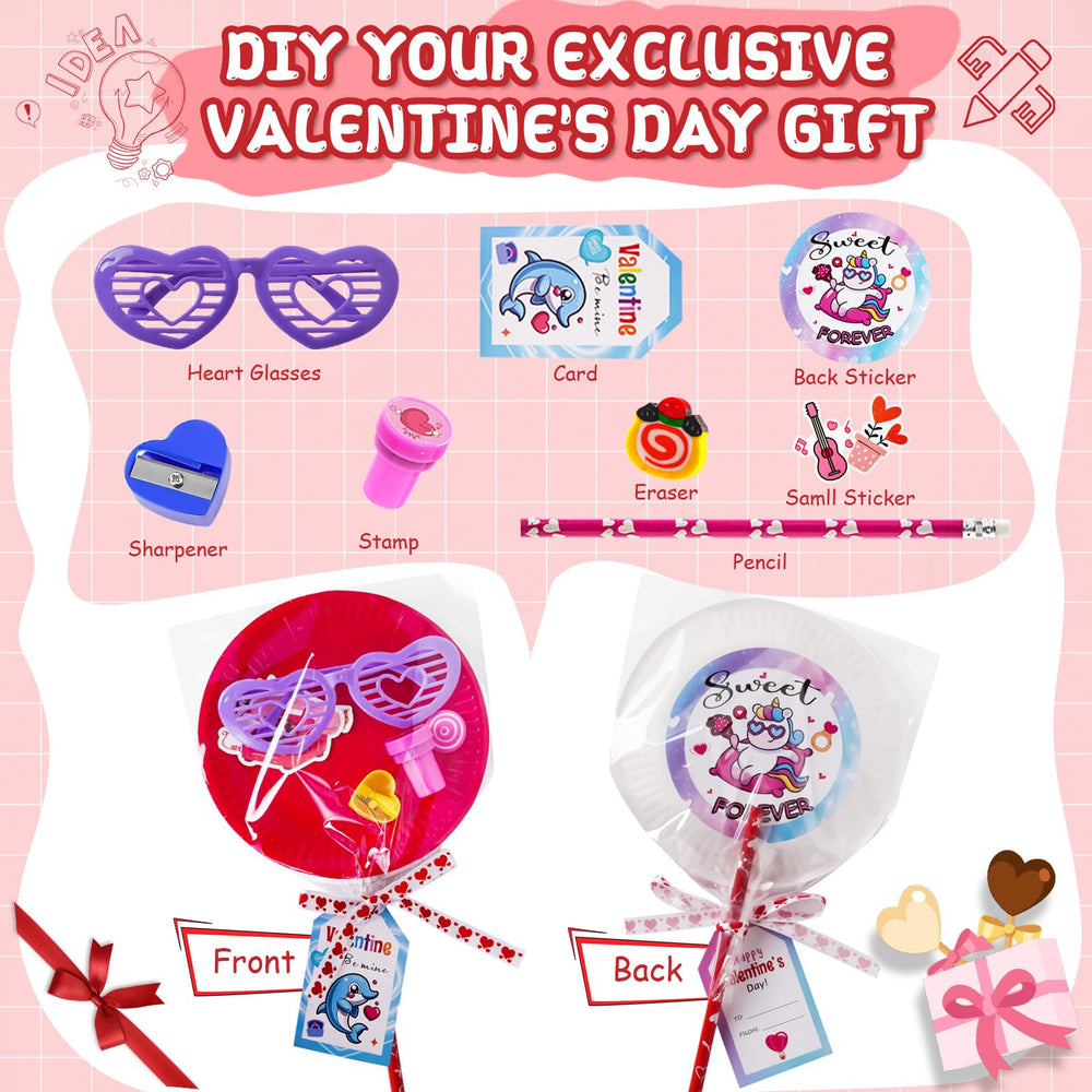 JOYLOKY 291pcs Valentines Stationery Set valentines cards ready for messages