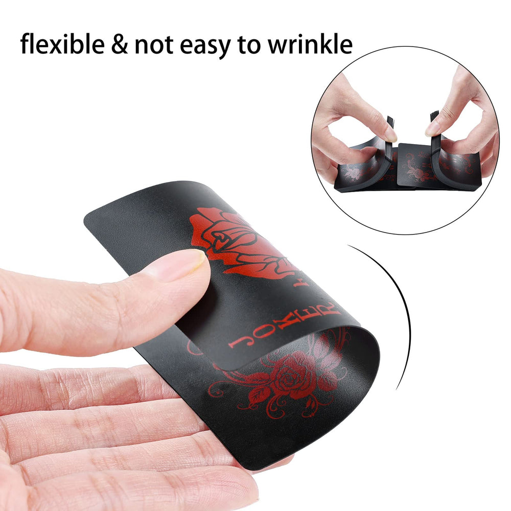 Joyoldelf two-deck pack size fits comfortably in hand