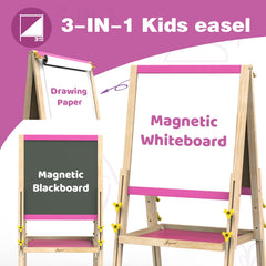 JOYOOSS kids easel is built from safe wood and meets safety standards.