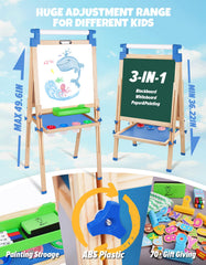 JOYOOSS magnetic board demonstrated with magnets and paper for busy kids
