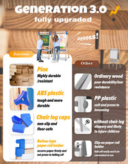 JOYOOSS wooden frame highlights sturdy construction and kid-friendly design