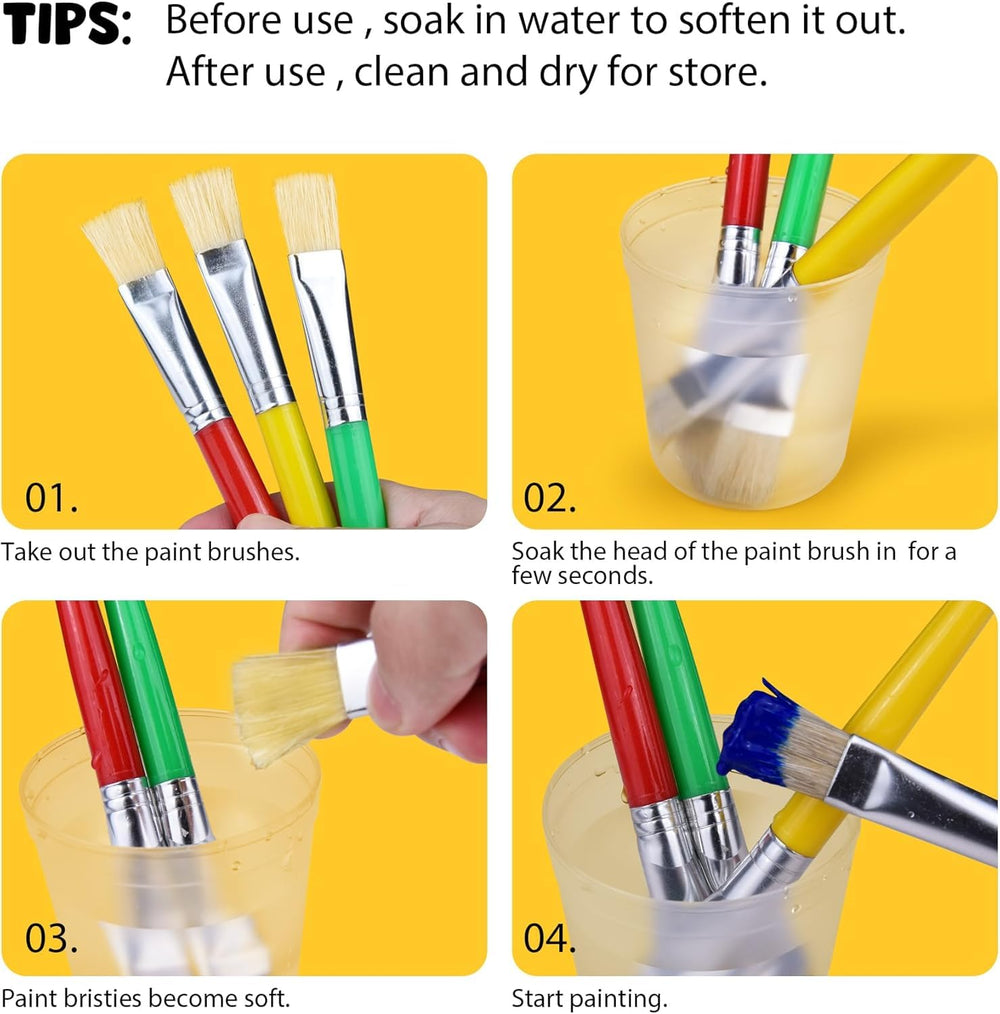 Joyooss durable bristle quality stands up to repeated use by kids