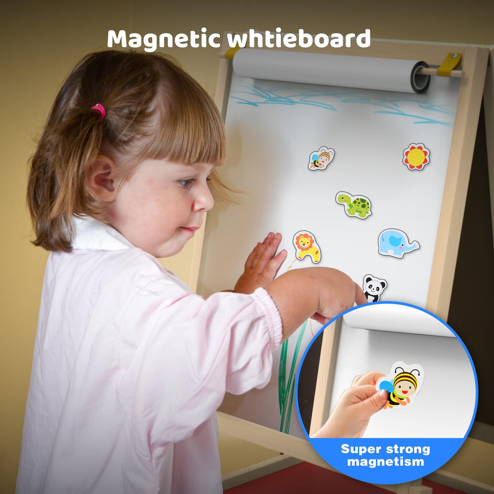Joyooss LCD Easel safety features and child-friendly design encourage independent play