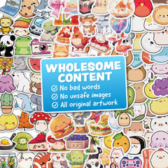 Joyousa reusable sticker pack doubles as party favors and classroom rewards.